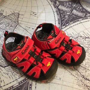 Toddler boys CARS light up sandals